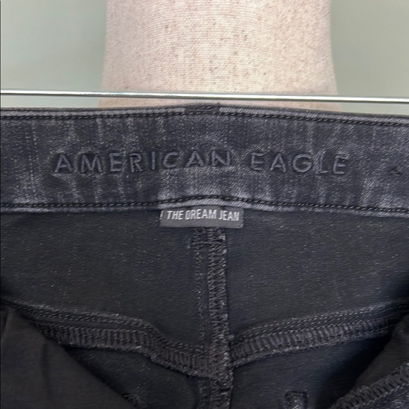 American Eagle Distressed Black Women's Jeans - The Dream Jean - Picture 5 of 7